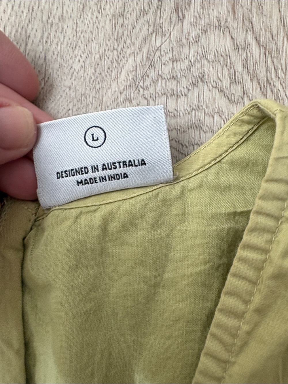 Rue Stiic Elera Maxi Dress Lime Green Embroidered Cutout Size L boho cotton - Picture 3 of 9